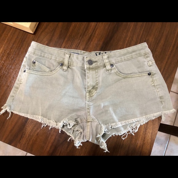 volcom cut off shorts
